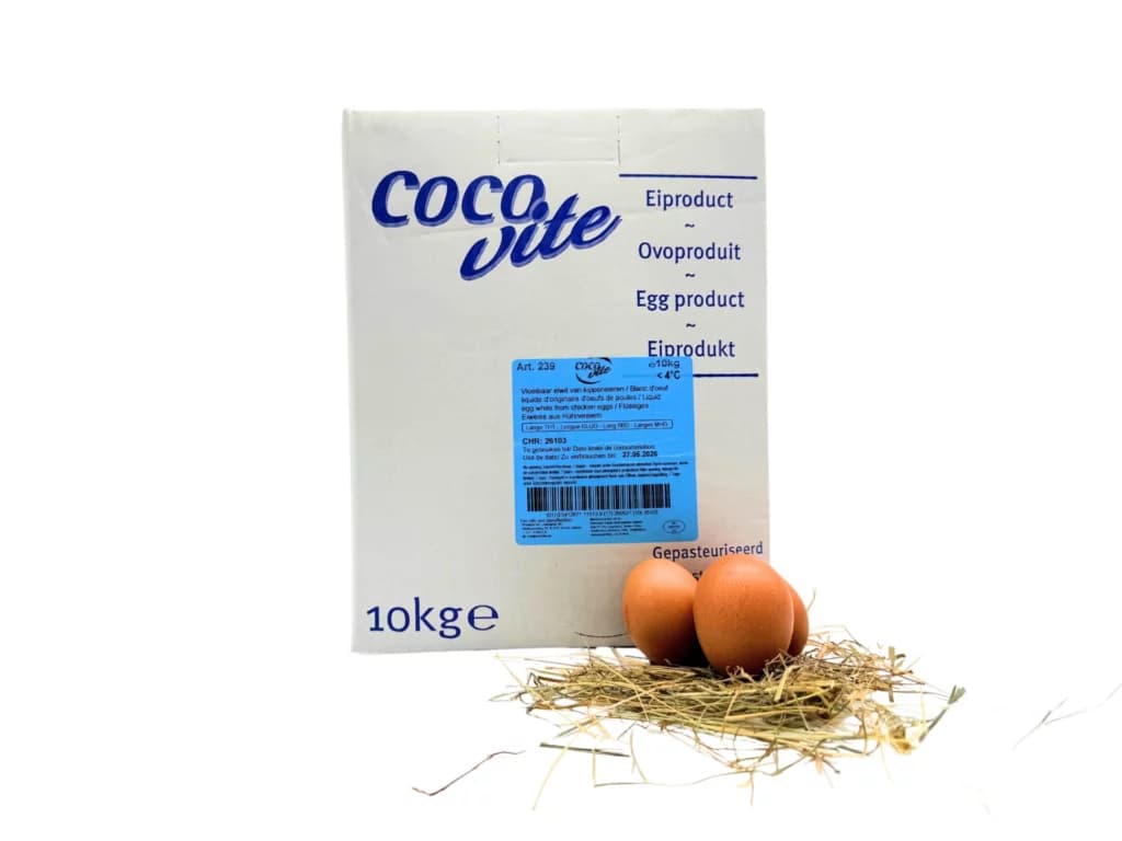 Flydende æggehvide pasteuriseret – Long life